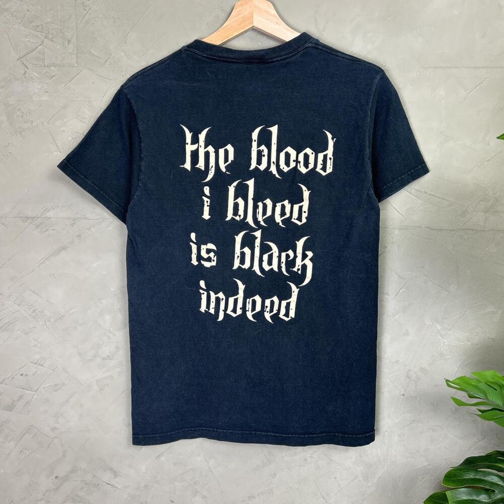 High On Fire Blessed Black Wings Death Metal Black Metal Small 2000s Band Tee - Picture 4 of 4